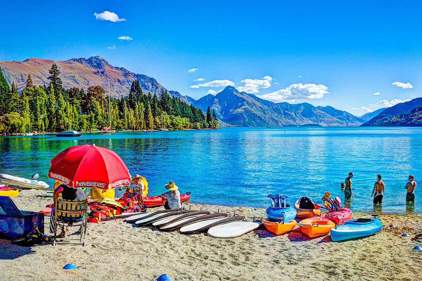 Main Town Beach Queenstown